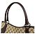 Borsa a mano Gucci marrone in GG Canvas e pelle - vista 10