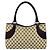 Borsa a mano Gucci marrone in GG Canvas e pelle - vista 3