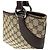 Borsa a mano Gucci marrone in GG Canvas e pelle - vista 6