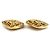 Orecchini a clip Chanel Gold - vista 3