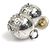 Orecchini a clip in metallo argentato Chanel - vista 4