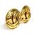 Orecchini a clip Chanel Gold - vista 2