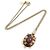 Collana Chanel Coco Mark design a tartaruga - vista 2