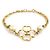 Chanel Gold Armband mit Anhängern