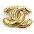Spilla in metallo dorato Chanel