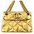 Spilla in metallo dorato Chanel - vista 5