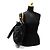 Borsa a tracolla Gucci Bamboo in pelle nera - vista 4