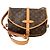 Borsa a tracolla Louis Vuitton Saumur 30 Monogram - vista 3