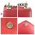 Borsa a tracolla Pochette Prada Saffiano con catena in pelle rossa - vista 5