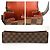 Borsa a tracolla Louis Vuitton Damier Tribeca Carre - vista 7