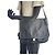 Sac messager Prada en tissu jacquard avec logo - vue 6