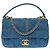 Borsa CHANEL Timeless/Classique in Denim Blu - 104024