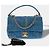 Borsa CHANEL Timeless/Classique in Denim Blu - 104024 - vista 2