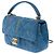 Borsa CHANEL Timeless/Classique in Denim Blu - 104024 - vista 5