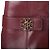 Botines de tacón de piel Dark Carmine con cierre giratorio Tory Burch - vista 5