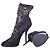 Botines peep-toe de encaje elástico negro Dolce & Gabbana - vista 6