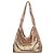 Autre Marque Borsa Hobo in maglia metallica dorata Whiting & Davis