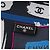 CHANEL - Foulard di seta Chanel 90 blu e grigio - vista 4