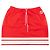GUCCI - Falda Interlocking Gucci en algodón rojo y blanco (L)