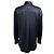 Camisa de seda Brunello Cucinelli Night Sky Navy Blue con cadena Monili - vista 3