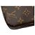 Borsa a tracolla Louis Vuitton Brown Monogram Canvas Pochette Accessoires - vista 11