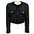 Autre Marque Giacca boxy Dumont in tweed nero Alice + Olivia