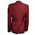 Autre Marque Blazer sin cuello Sapio Bordeaux Red - vista 3