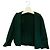 Autre Marque Arts & Science Green Collarless Button Front Wool Jacket - view 7
