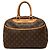 Borsa a mano Louis Vuitton Monogram Deauville Marrone