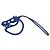 Portachiavi Hermès Paddock Cheval Charm in Swift Blu - vista 2