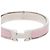 Hermès Clic H Armband PM schmal aus Emaille in Rosa - Ansicht 4