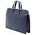 Borsa business Prada Saffiano blu - vista 2