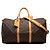 Borsa da viaggio Louis Vuitton Monogram Keepall Bandouliere 50 Marrone