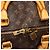 Borsa da viaggio Louis Vuitton Monogram Keepall Bandouliere 50 Marrone - vista 8