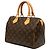 Borsa Boston Louis Vuitton Monogram Speedy 25 Marrone - vista 2