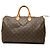Borsa Boston Louis Vuitton Monogram Speedy 40 Marrone