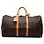 Borsa da viaggio Louis Vuitton Monogram Keepall 55 Marrone