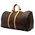 Borsa da viaggio Louis Vuitton Monogram Keepall 55 Marrone - vista 2