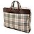Borsa business Burberry House Check Canvas Beige - vista 2