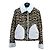 Chaqueta Dior de piel con estampado de leopardo