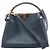 Borsa 2Way Fendi Peekaboo Essentially in pelle, Blu 8BN302