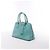 Borsa a mano Prada Promenade in pelle Saffiano Lux blu - vista 2
