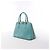 Borsa a mano Prada Promenade in pelle Saffiano Lux blu - vista 3