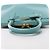 Borsa a mano Prada Promenade in pelle Saffiano Lux blu - vista 6