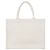 Borsa a tracolla Christian Dior Book Tote Medium Cannage Canvas in White