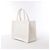 Borsa a tracolla Christian Dior Book Tote Medium Cannage Canvas in White - vista 3