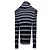Chanel 23K Gestreifter Rollkragenpullover aus Wolle