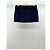 Gonna Miu Miu in velluto a coste blu navy - vista 2