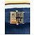 Gonna Miu Miu in velluto a coste blu navy - vista 3