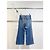 Vaqueros Louis Vuitton de denim azul de pierna ancha - vista 3